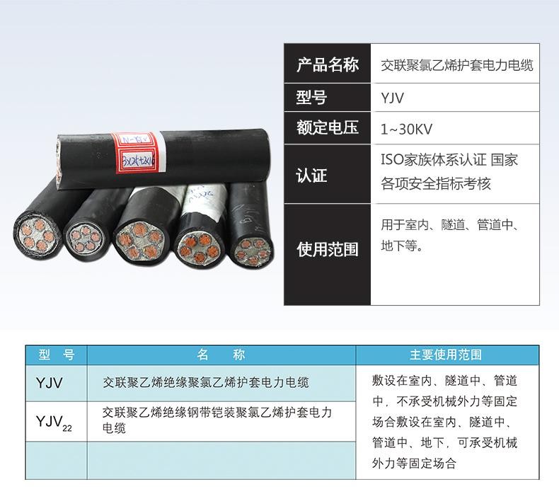 電線電纜YJV 4 10 16 25平方國(guó)標(biāo)足米國(guó)標(biāo)可檢測(cè) 