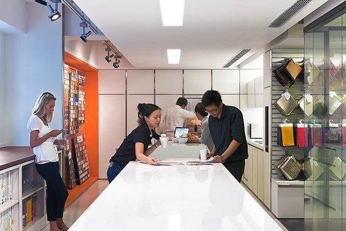 金視覺(jué)裝飾解析辦公區(qū)北京辦公室裝修設(shè)計(jì)方案