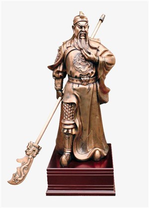 辦公室風(fēng)水?dāng)[件-關(guān)公擺件 你的辦公室里擺了嗎？
